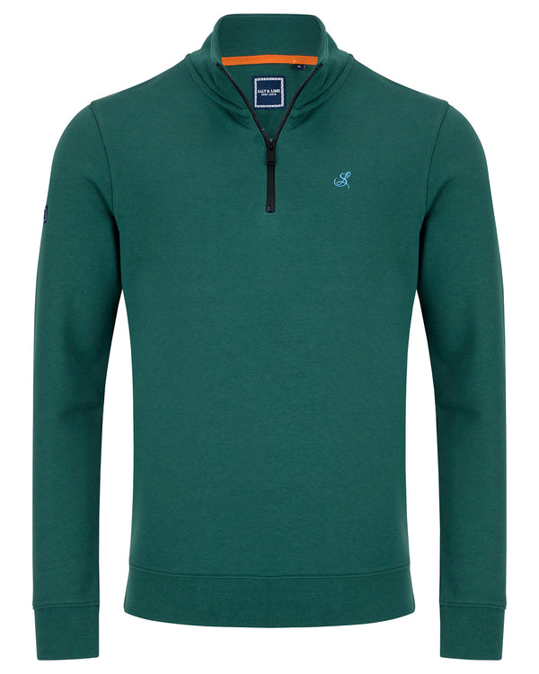 Salt & Lime Coast 1/4 Zip Sweat