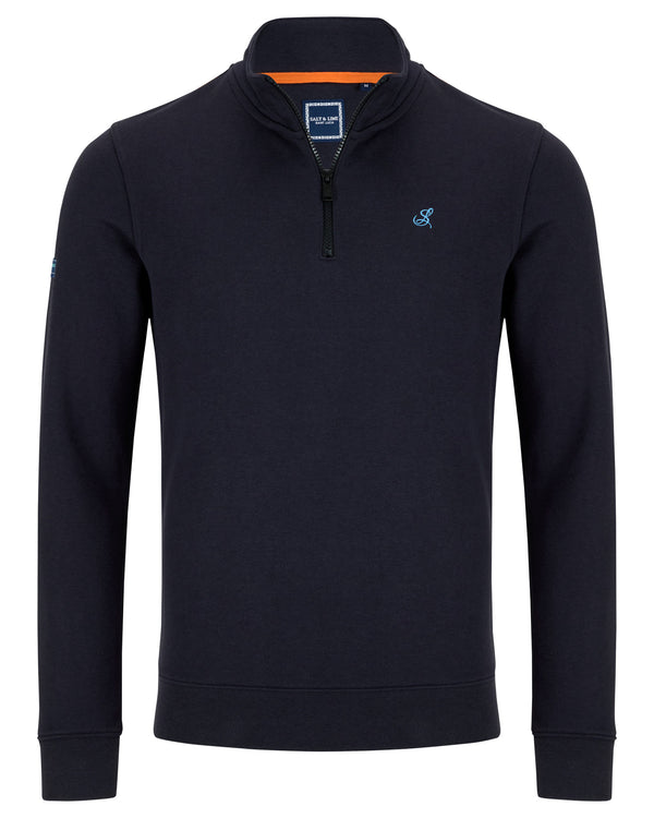 Salt & Lime Coast 1/4 Zip Sweat