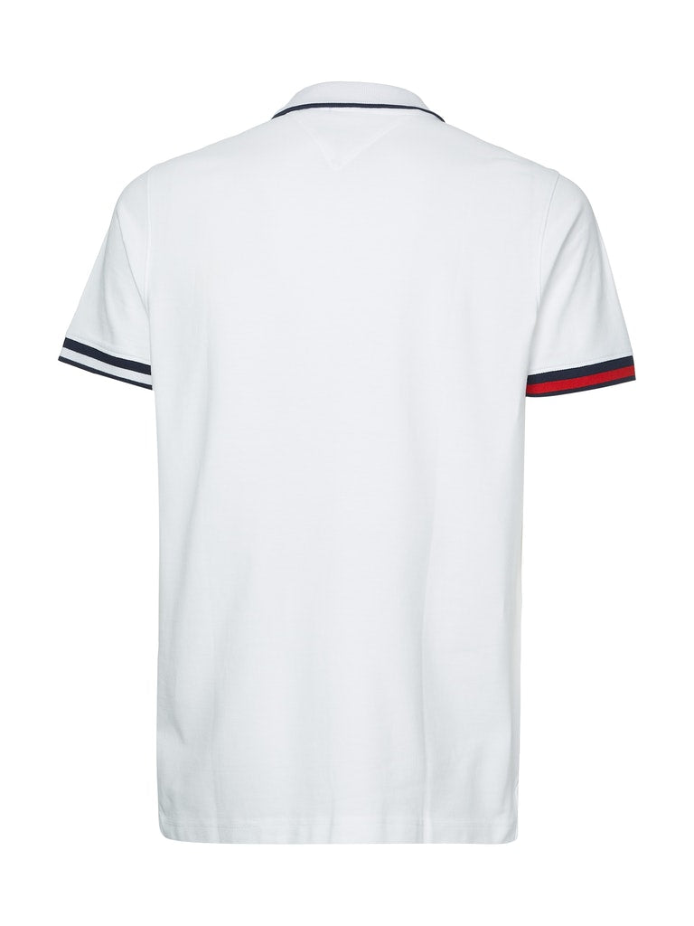 Tommy Jeans Slim Flag Cuffs Polo