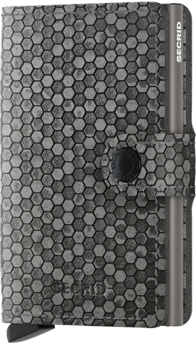 Secrid Miniwallet Grey Hexagon