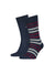Tommy Hilfiger 2P Duo Stripe Socks