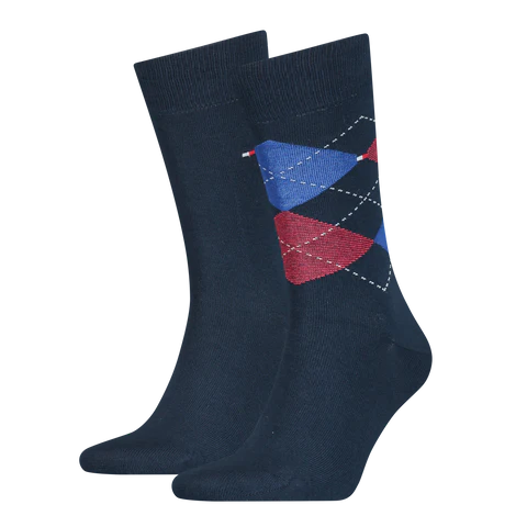 Tommy Hilfiger 2P Check Socks