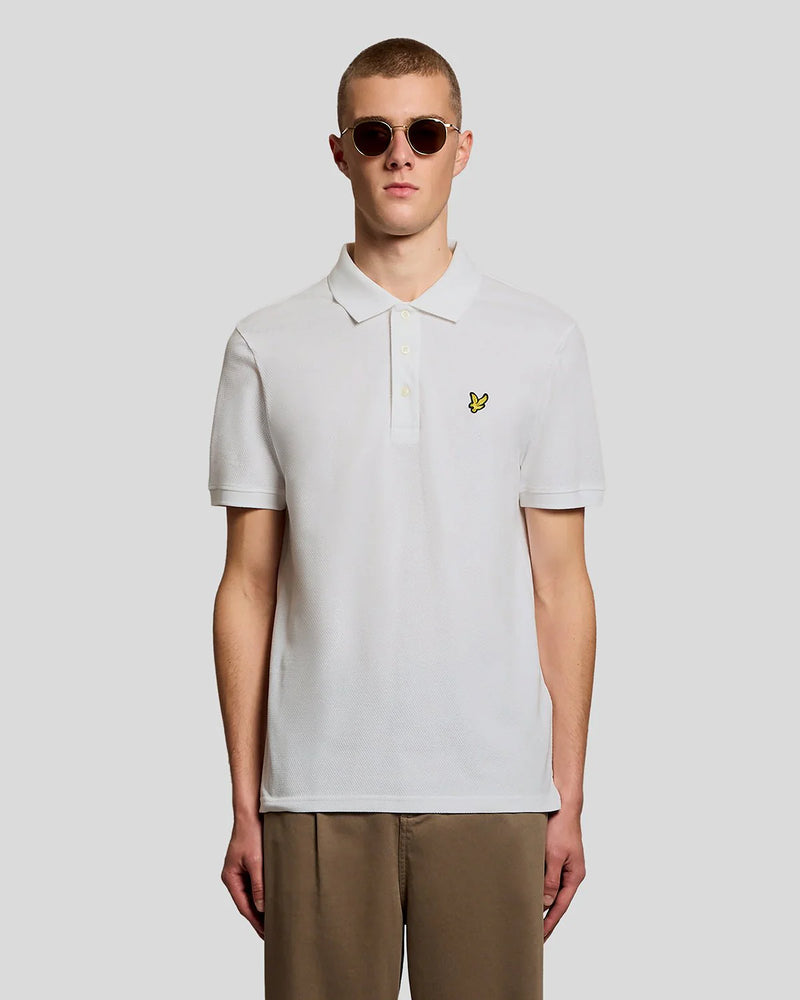 Lyle & Scott Popcorn Jacquard Polo