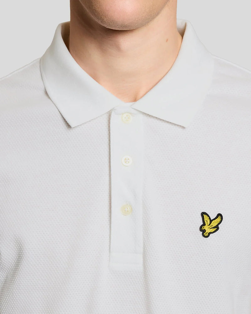 Lyle & Scott Popcorn Jacquard Polo