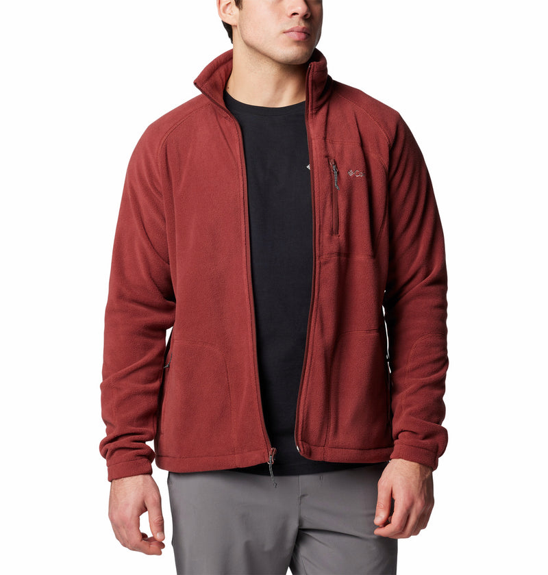 Columbia red fleece jacket hotsell