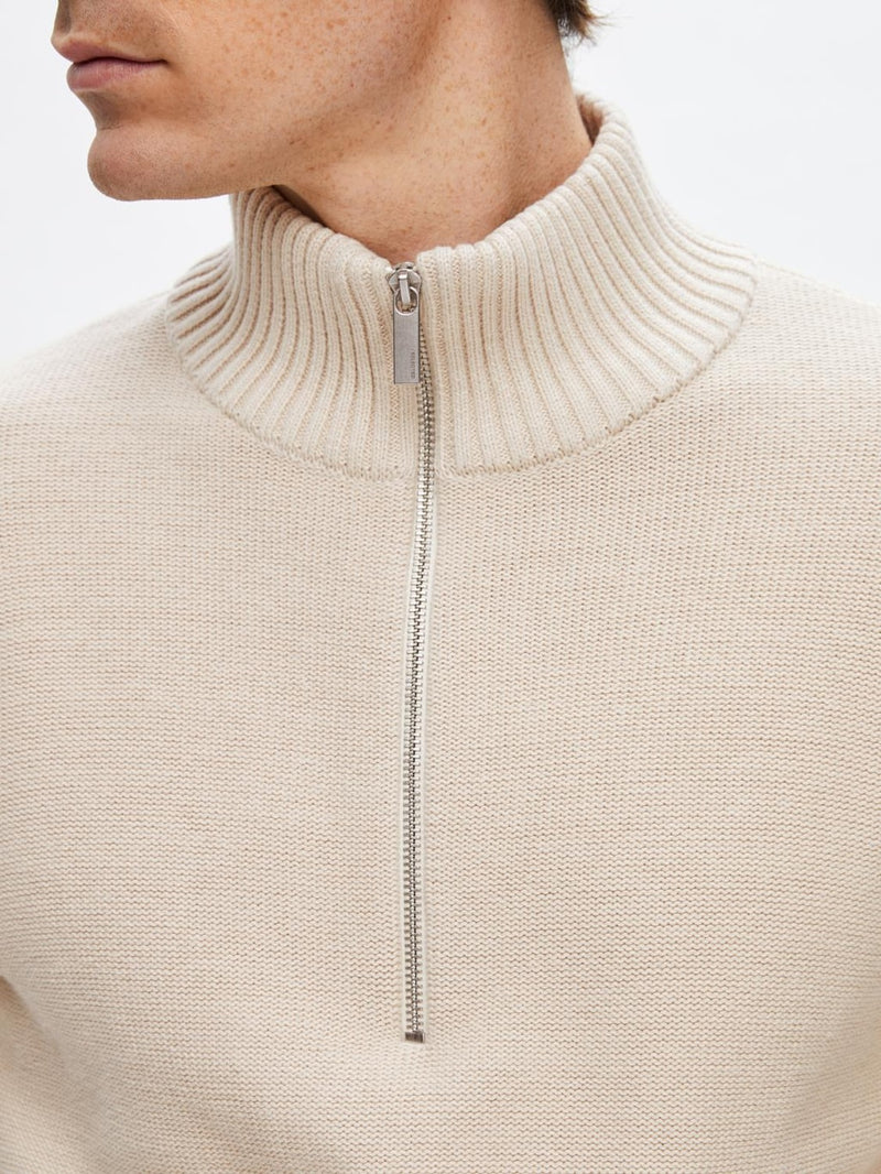 Selected Homme Haxel 1/2 Zip Knit