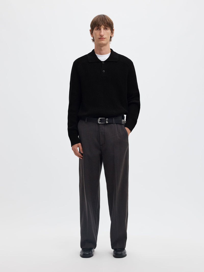 Selected Homme Polo Camp Knit