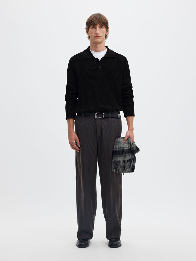 Selected Homme Polo Camp Knit