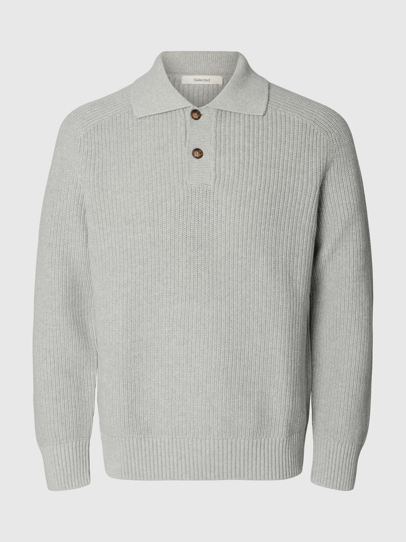 Selected Homme Polo Camp Knit