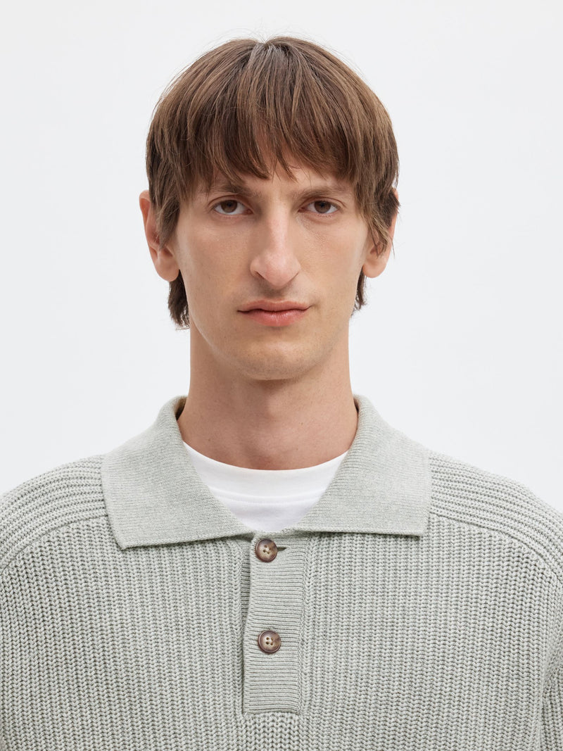 Selected Homme Polo Camp Knit