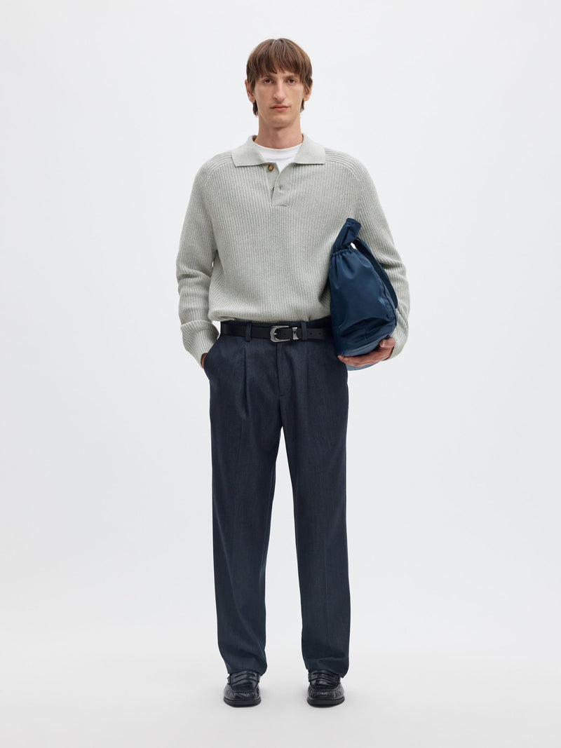 Selected Homme Polo Camp Knit