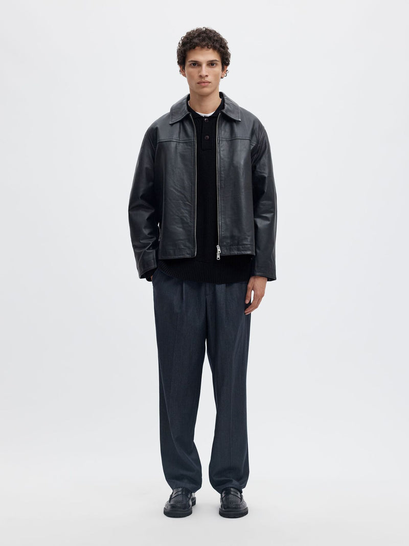 Selected Homme Polo Camp Knit