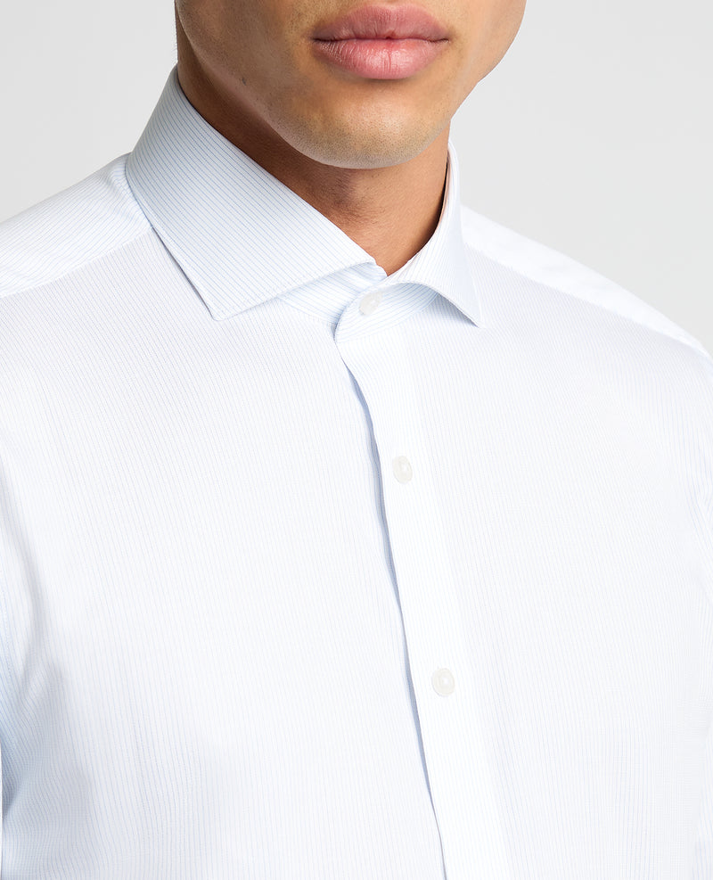 Remus Uomo Tapered Formal Stripe Shirt