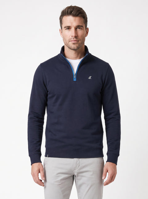 Salt & Lime Freemont 1/4 Zip Sweat