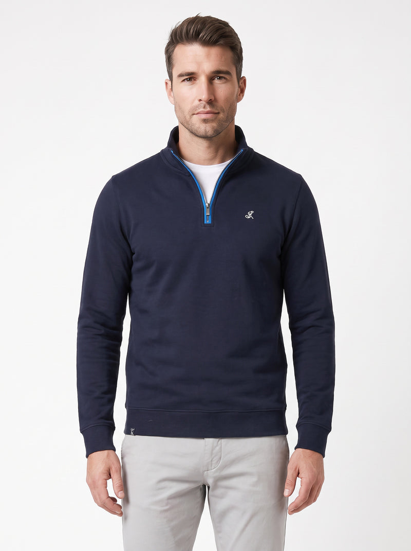 Salt & Lime Freemont 1/4 Zip Sweat