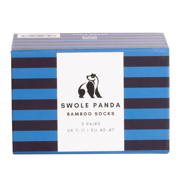 Swole Panda Blue Stripe Gift Set