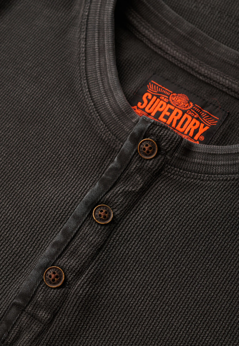 Superdry Vintage Textured Grandad Top