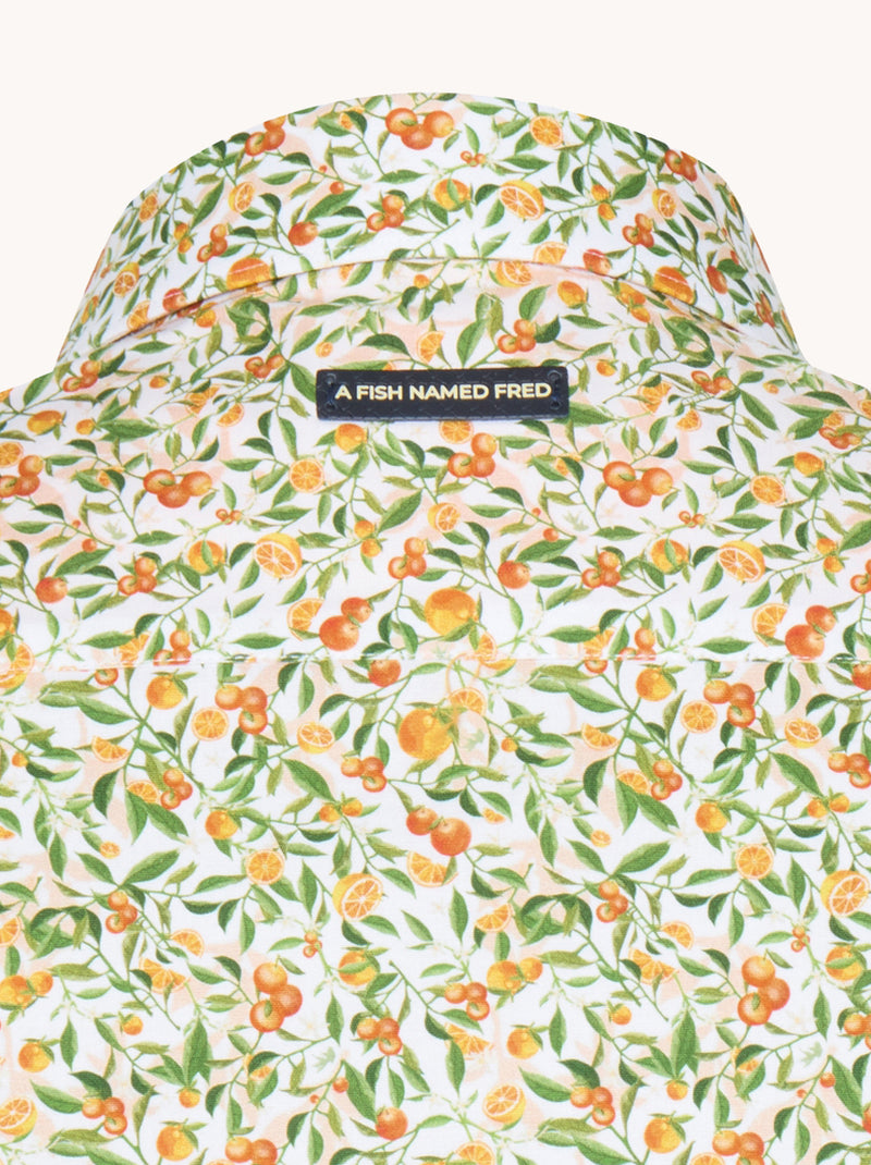 A Fish Named Fred Citrus Printed Shirt