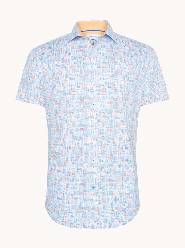 A Fish Named Fred Striped S/S Shirt