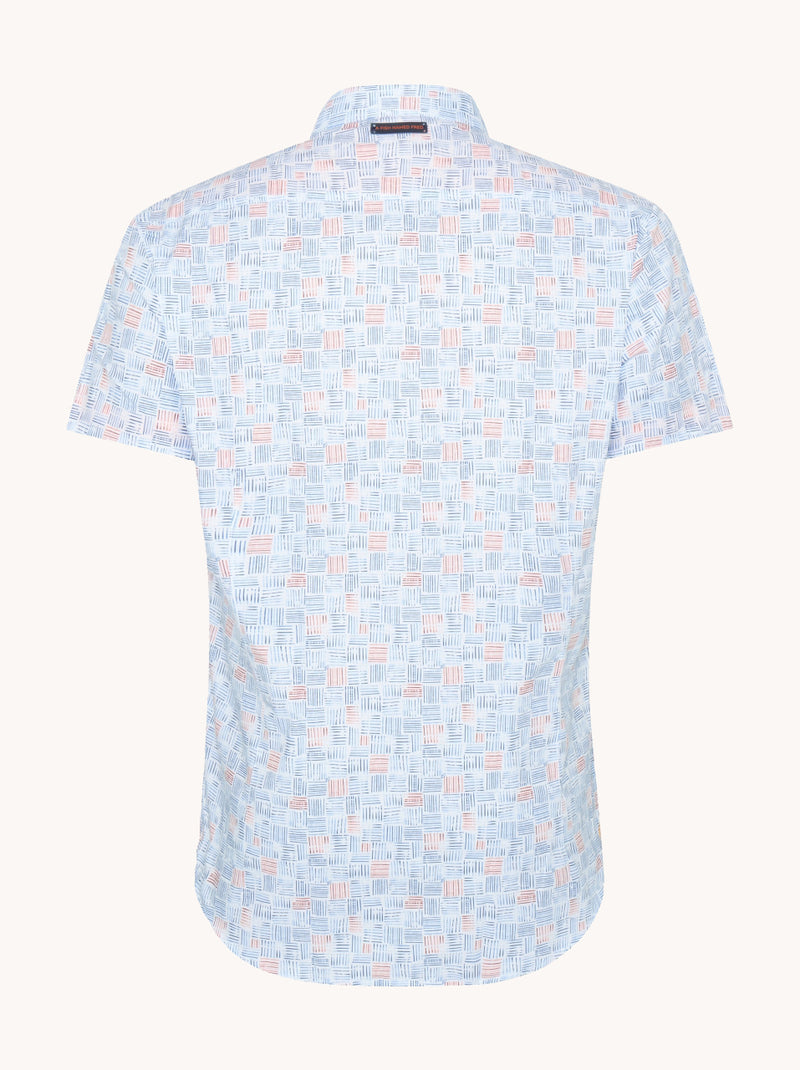 A Fish Named Fred Striped S/S Shirt