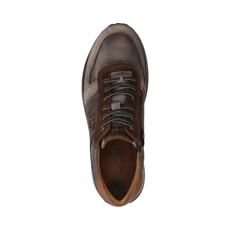 Bugatti Leather Zip Trainer