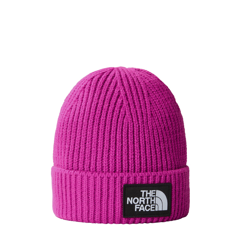 North Face Logo Box Cuff Beanie