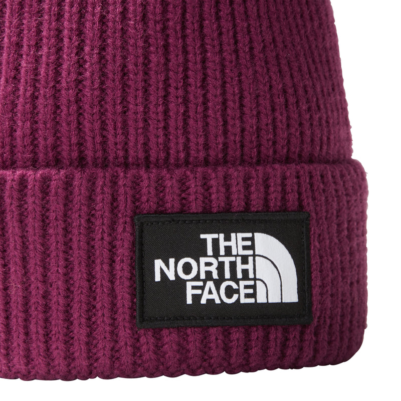 North Face Logo Box Cuffed Beanie
