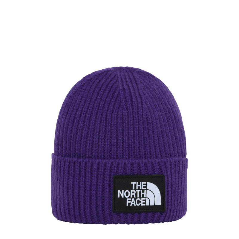 North Face Logo Box Cuff Beanie