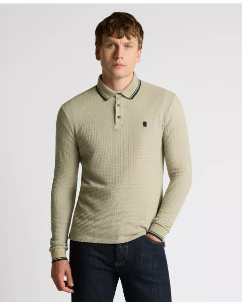 Remus Uomo Crew Long Sleeve Polo