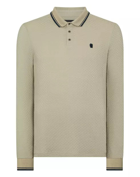 Remus Uomo Crew Long Sleeve Polo