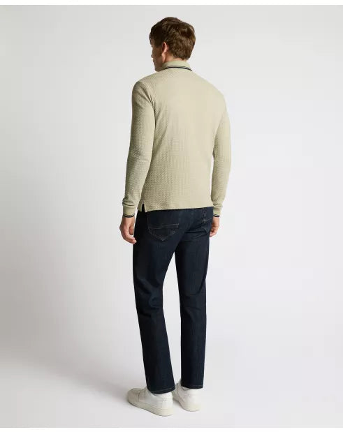 Remus Uomo Crew Long Sleeve Polo