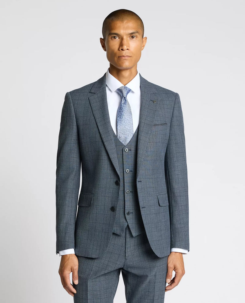 Remus Uomo Check Suit Jacket