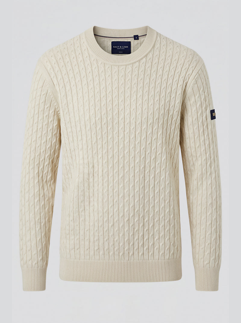 Salt & Lime Valley Cable Knit