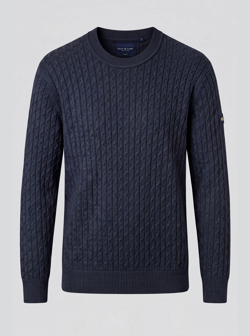 Salt & Lime Valley Cable Knit