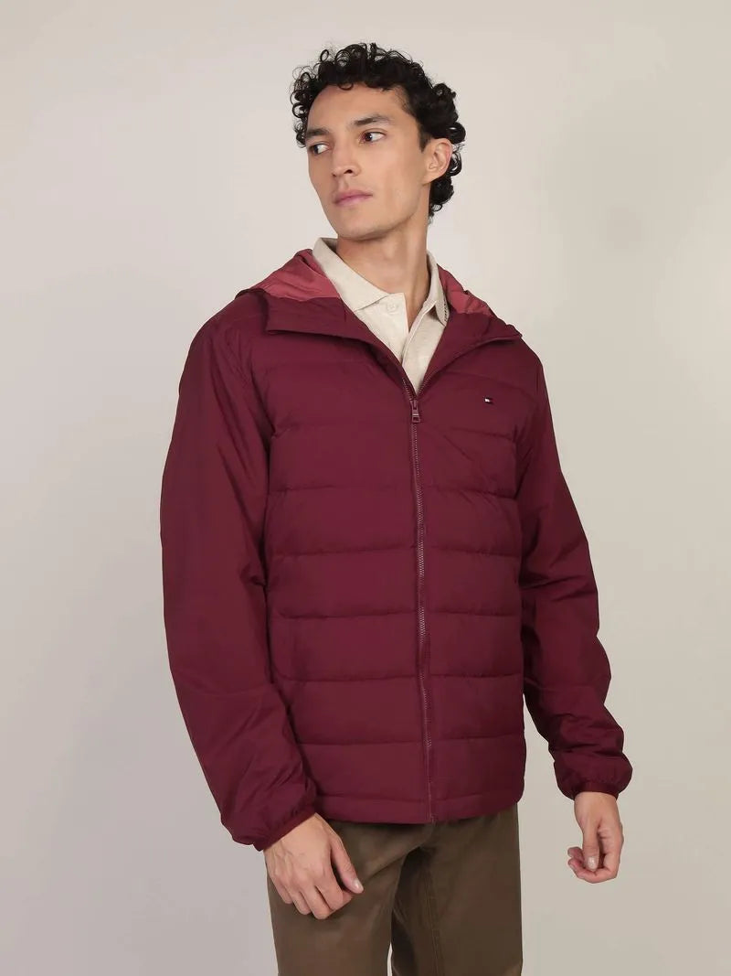 Tommy Hilfiger Mix Quilted Hooded Jacket