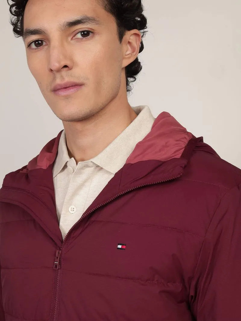 Tommy Hilfiger Mix Quilted Hooded Jacket