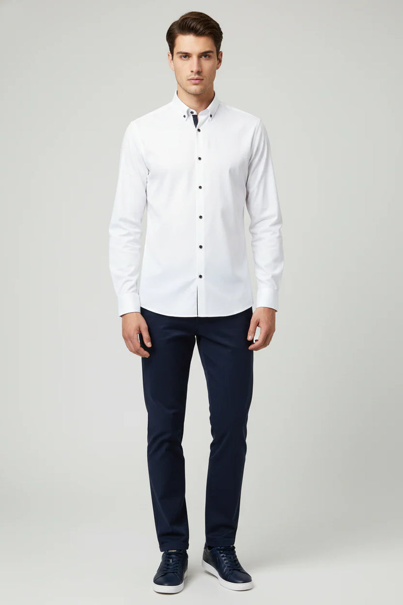 6TH Sense Lyocell Casual Shirt