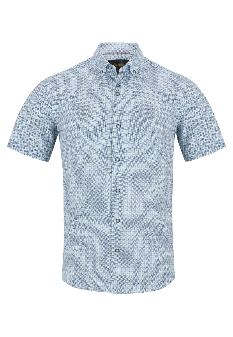 6th  Sense Printed Short Sleeve Shirt