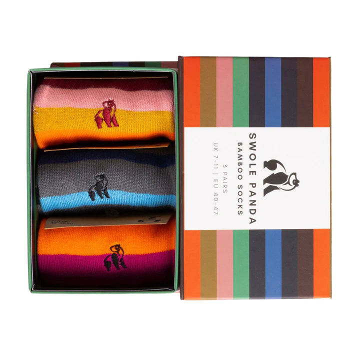 Swole Panda Multi Stripe Gift Set