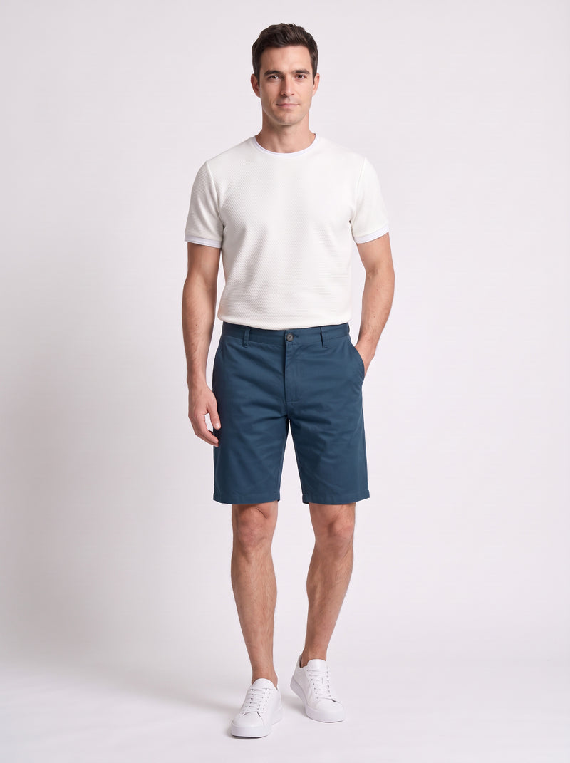 Saluzzo Steel Chino Shorts
