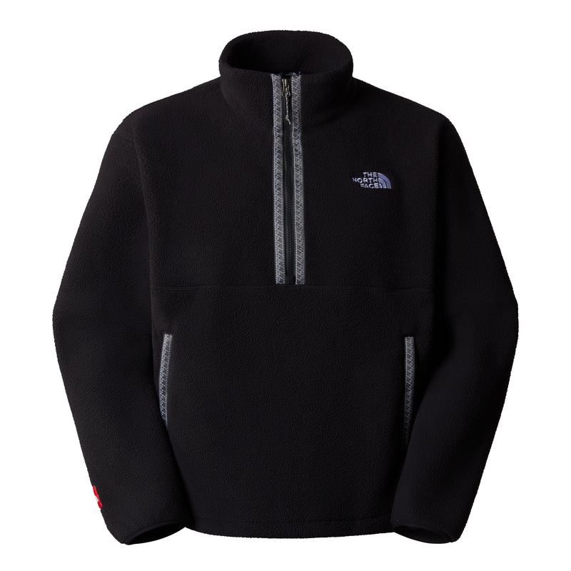 Black north face half zip fleece sale