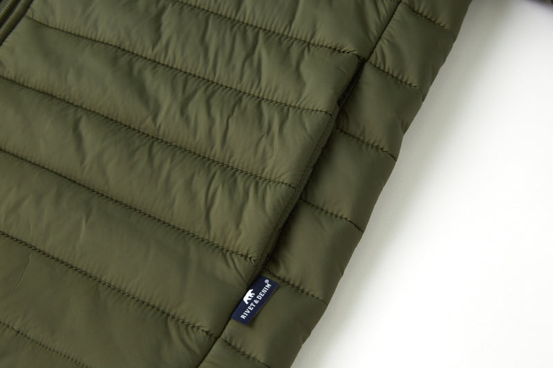 Rivet & Denim Puffer Jacket