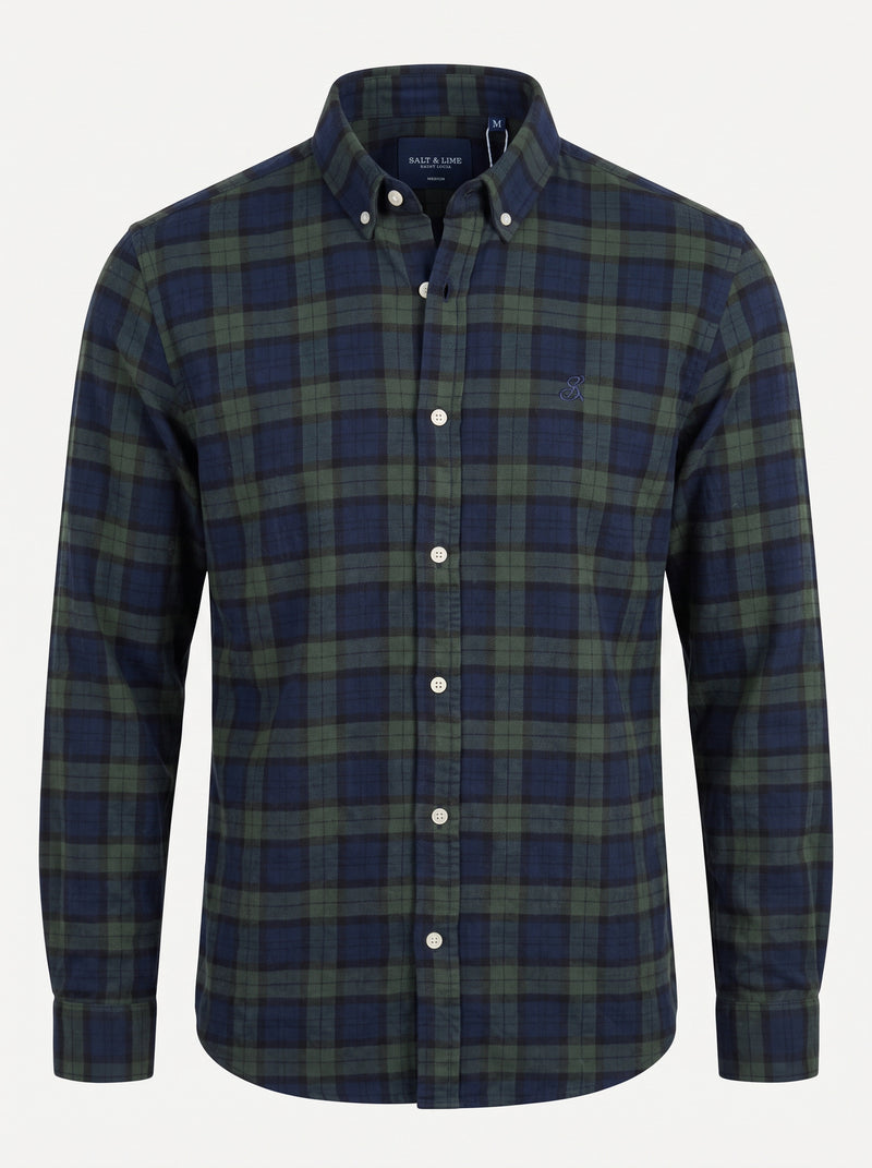 Salt & Lime Zinc Check Shirt