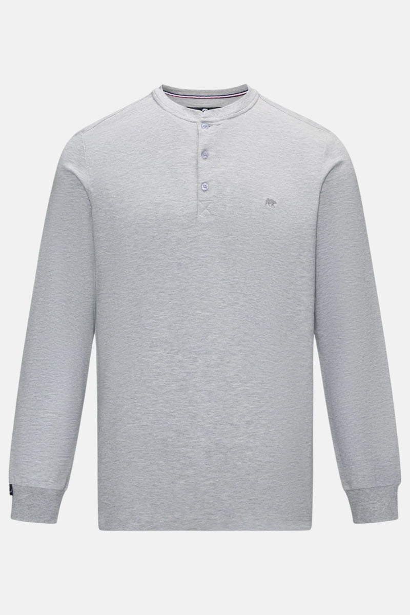 Rivet & Denim Grandad Collar Sweat