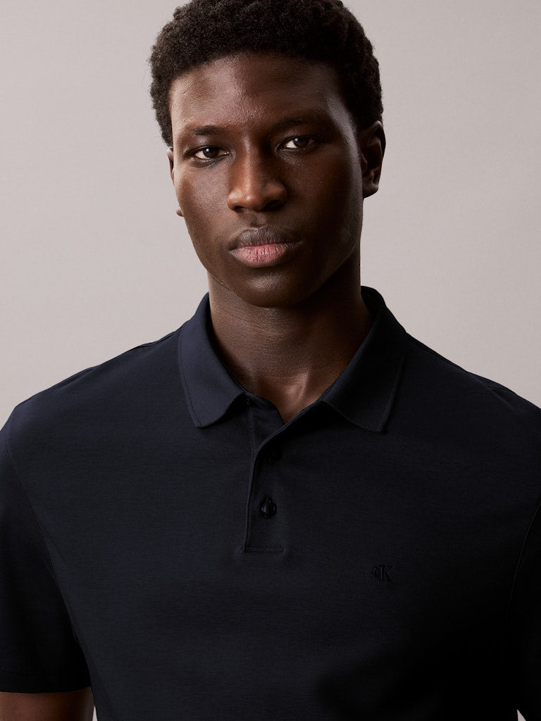 Calvin Klein Supima Chest Emb Polo Shirt