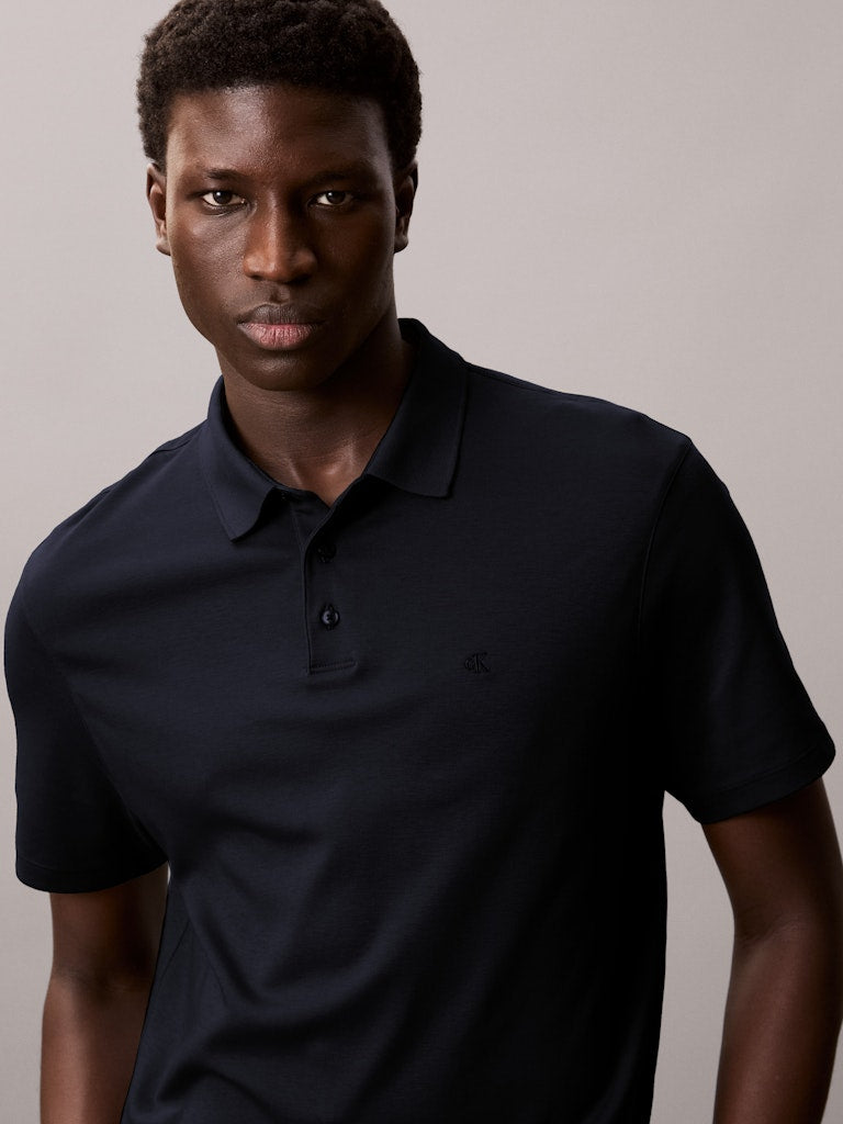 Calvin Klein Supima Chest Emb Polo Shirt