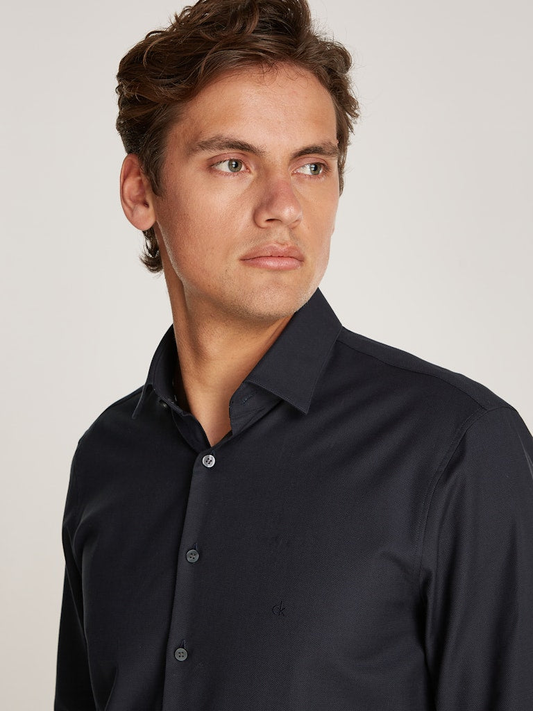 Calvin Klein Tonal Structure Slim Shirt