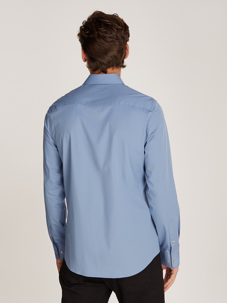 Calvin Klein Poplin Stretch Slim Shirt