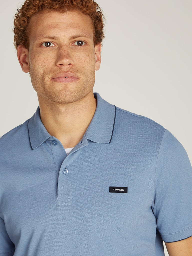 Calvin Klein Stretch Pique Tipping Polo