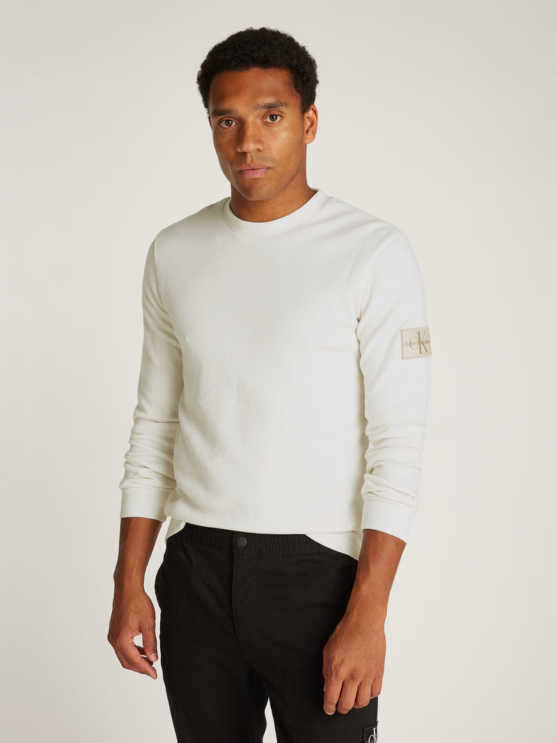 Calvin Klein Jeans Badge Waffle L/S T-Sh